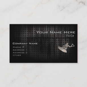 Wakeboarder; Koel zwart Visitekaartje