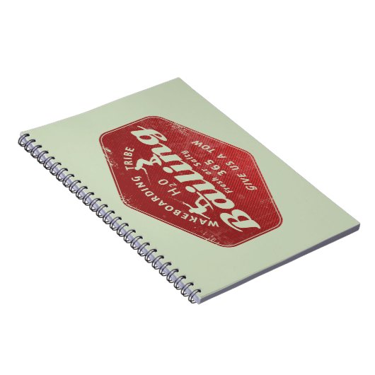 Wakeboarder Notitieboek (Rechterzijde)