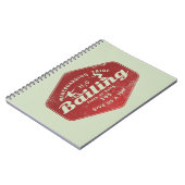 Wakeboarder Notitieboek (Linkerzijde)