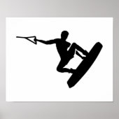 Wakeboarder Poster (Voorkant)