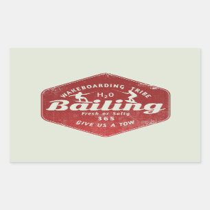 Wakeboarder Rechthoekige Sticker