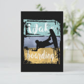 Wakeboarder RSVP Kaartje (Staand voorkant)