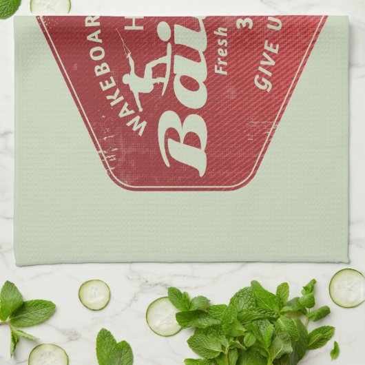 Wakeboarder Theedoek (Gevouwen)