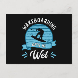 Wakeboarder Wakeboard Briefkaart