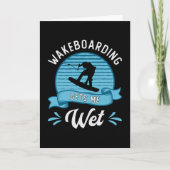 Wakeboarder Wakeboard Kaart (Voorkant)