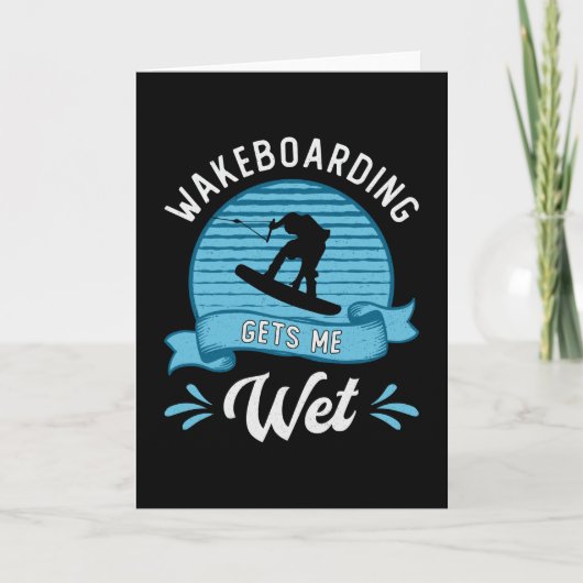 Wakeboarder Wakeboard Kaart (Voorkant)