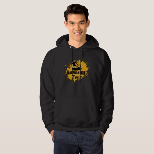 Wakeboarder Wakeboard - Wake Cable Wakeboarder Hoodie (Voorkant volledig)