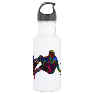 Wakeboarder Wilde Kleuren Waterfles