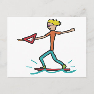 Wakeboarding Briefkaart