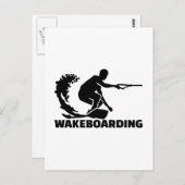 Wakeboarding Briefkaart (Voorkant / Achterkant)