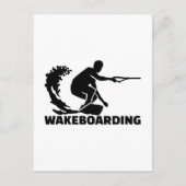 Wakeboarding Briefkaart (Voorkant)