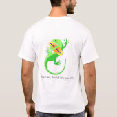 Wakeboarding Gecko T-shirt (Achterkant)