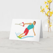 Wakeboarding Kaart (Gele Bloem)