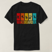 Wakeboarding Lover Wakeboar T-shirt (Design voorkant)