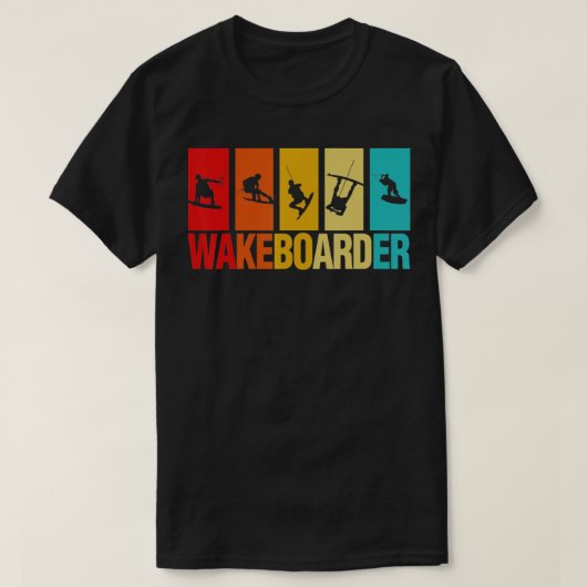 Wakeboarding Lover Wakeboar T-shirt (Design voorkant)