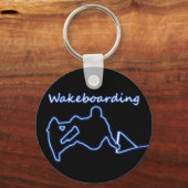 Wakeboarding Neon Sleutelhanger (Voorkant)