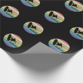 Wakeboarding Retro Cadeaupapier (Hoek)