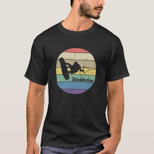 Wakeboarding Retro T-shirt (Voorkant)