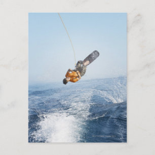 Wakeboarding Stunt Briefkaart