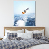Wakeboarding Stunt Canvas Afdruk (Insitu (Slaapkamer))