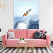 Wakeboarding Stunt Canvas Afdruk (Insitu (Woonkamer))