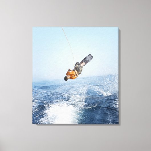 Wakeboarding Stunt Canvas Afdruk (Voorkant)