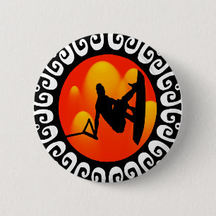 WAKEBOARDING SUN CRAZED RONDE BUTTON 5,7 CM