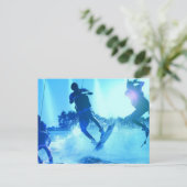 Wakeboarding Trio Briefkaart (Staand voorkant)