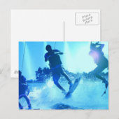 Wakeboarding Trio Briefkaart (Voorkant / Achterkant)