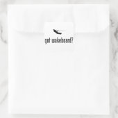 Wakeboarding Vierkante Sticker (Tas)