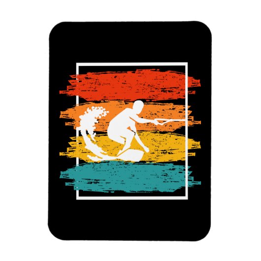  Wakeboarding Wakesurfing Wakesurfer Magneet (Verticaal)