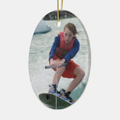 Wakeboarding Youth Ornament (Links)