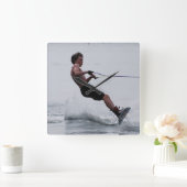 Wakebordwandklok Vierkante Klok (Huis)