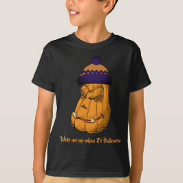 wakeer me als het halloween is t-shirt