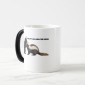 WAKEER OP EN RUIK DE KOFFIE MAGISCHE MOK (Voorkant links)