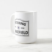 WAKEFIELD MASSACHUSETTS Hometown Mass MA Townie Koffiemok (Voorkant links)