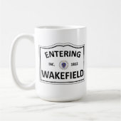 WAKEFIELD MASSACHUSETTS Hometown Mass MA Townie Koffiemok (Links)