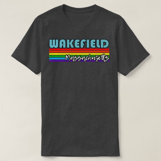Wakefield Massachusetts Pride Wakefield LGBT Gift T-shirt (Design voorkant)