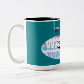 Wakegirls wakeboarden Mok met persoonlijke naam to (Links)