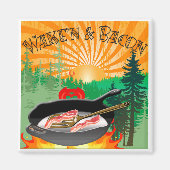 Wake'n & Bacon Magnet (Voorkant)