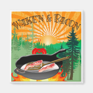 Wake'n & Bacon Magnet