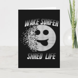 Wakesurfer Wake Surf Waterskiën Meer Sport Shred Kaart