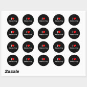 Wakesurfing Ronde Sticker (Vel)
