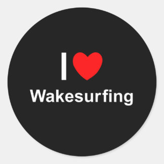 Wakesurfing Ronde Sticker