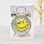 Wakeup Call  Birthday Card Kaart (Gele Bloem)