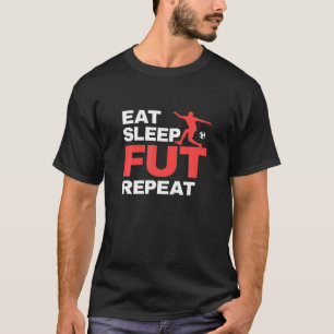 Wakeup Eat Sleep Game Herhaal Grappig Gamer T-shirt