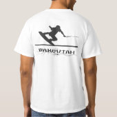 WakeUtah.com Logo met Nose Press T-shirt (Achterkant)