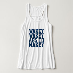 Wakey Abs om trendy workout te maken Tanktop