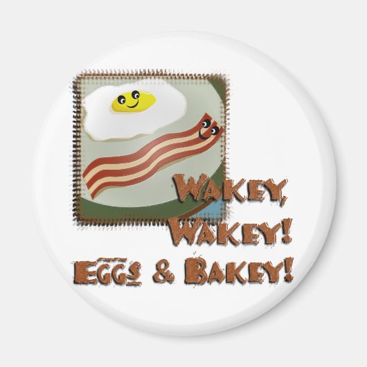 Wakey Eieren & Bakey Magneet (Voorkant)