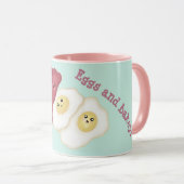 Wakey, wakey-eieren en bakey mok (Voorkant rechts)